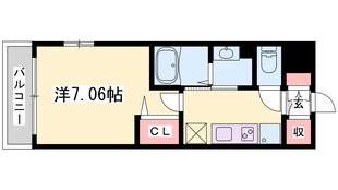 姫路駅 徒歩13分 3階の物件間取画像